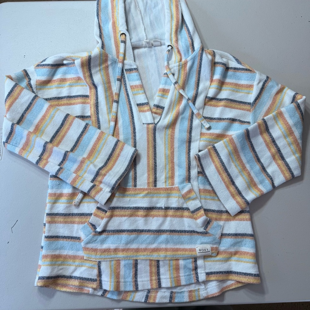 ROXY Striped Hoodie beachy